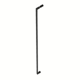 Sprchový kout SAT Walk-In Xmotion 120x90 cm v černé barvě s čirým sklem a posuvnými dveřmi