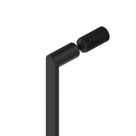 Čtvercový sprchový kout SAT Walk-In Xmotion 90x90 cm v černém provedení s čirým sklem