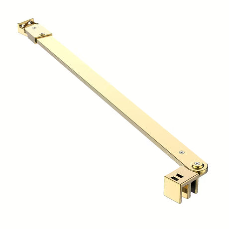 Upevňovací rameno SAT Walk-In Xmotion s kloubem v barvě gold pro uchycení skla 8 mm