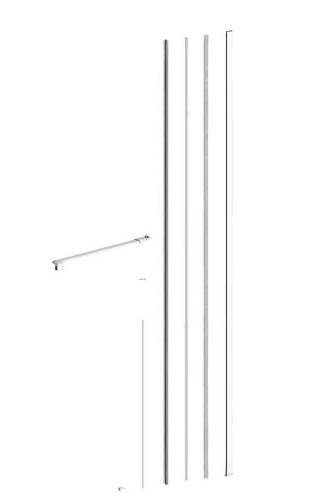 SAT Walk-In Xmotion set pro instalaci boční stěny pro walk-in v bílém provedení