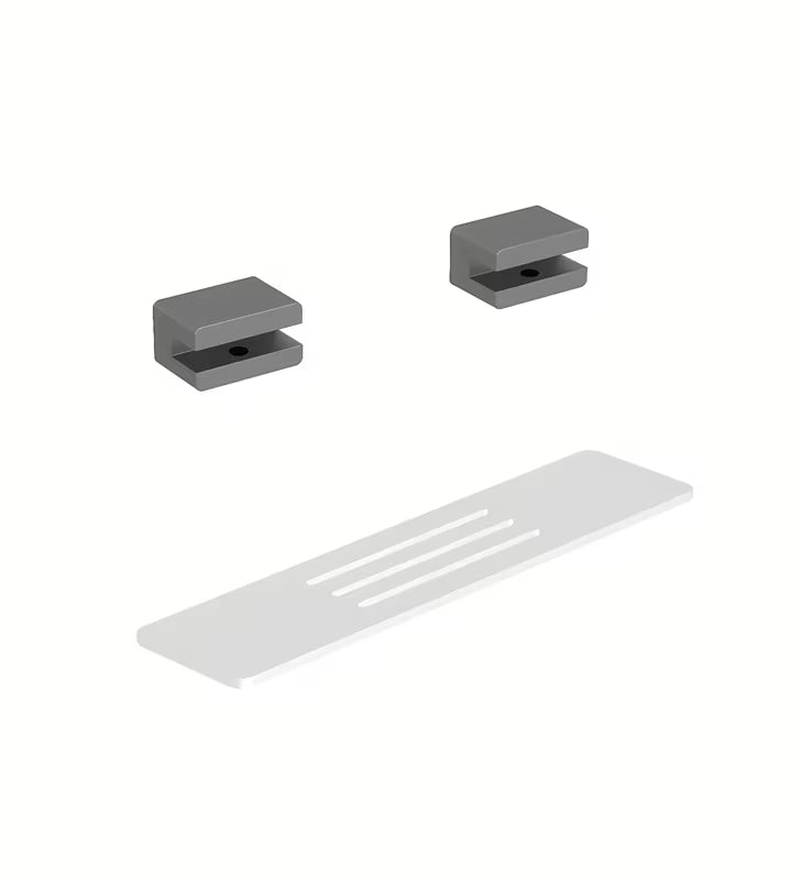 Cenově zvýhodněná sada koupelnových doplňků SAT X-Way s policí a úchyty v minimalistickém designu