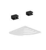 Sada koupelnových doplňků SAT X-Way s rohovou policí a úchyty pro stabilní uchycení