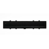 Sprchový žlab SAT 70 cm v černé matné barvě s nerezovým roštem pro moderní koupelnu.