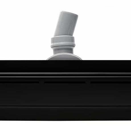 Černý sprchový žlab SAT 80 cm s roštem a bočním sifonem
