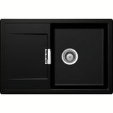 Granitový kuchyňský dřez Schock Mono D100 s odkapávačem v barvě magma pro montáž na pracovní desku