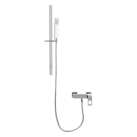 Chromový sprchový set SIKO Elements v moderním minimalistickém designu pro elegantní koupelnu.