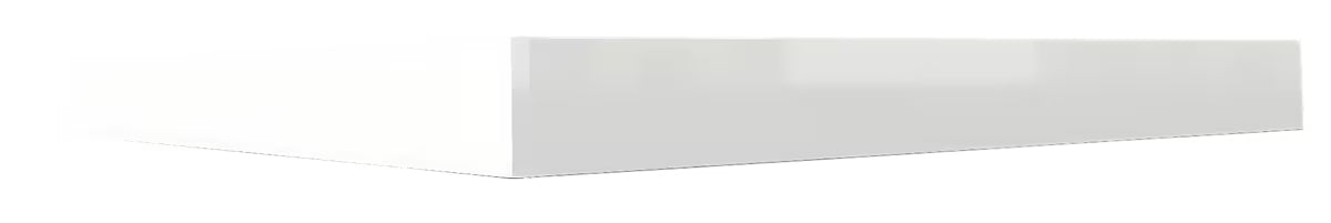 Bílý akrylátový panel k vaničce SIKO Limcc, odnímatelný krycí panel pro snadnou údržbu odpadu.