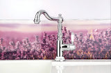 Chromová dřezová baterie SIKO Provence s pákovým ovládáním a otočným raménkem v retro designu.