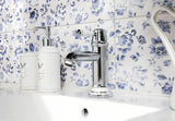 Chromová umyvadlová baterie SIKO Provence v retro designu se zdobnými detaily