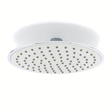 Kulatá hlavová sprcha SIKO Grey-Chrome v kombinaci šedá a chrom, průměr 20 cm.