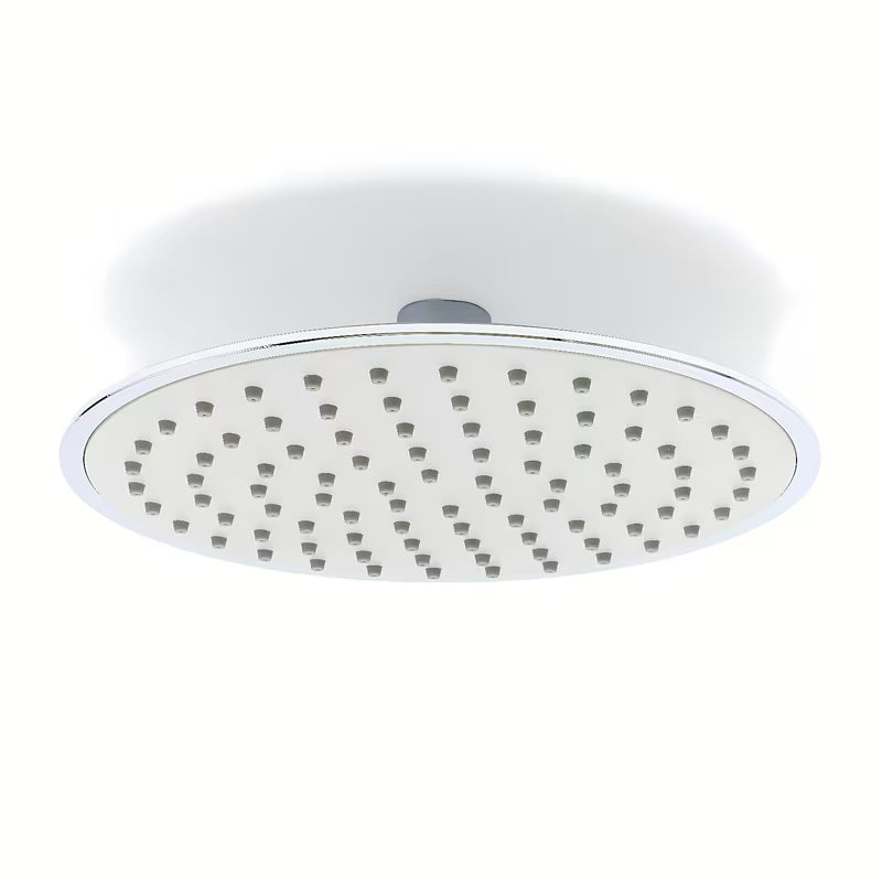 Kulatá hlavová sprcha SIKO Grey-Chrome v kombinaci šedá a chrom, průměr 20 cm.