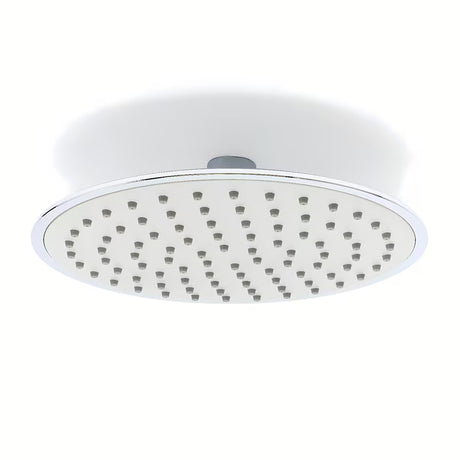 Kulatá hlavová sprcha SIKO Grey-Chrome v kombinaci šedá a chrom, průměr 20 cm.
