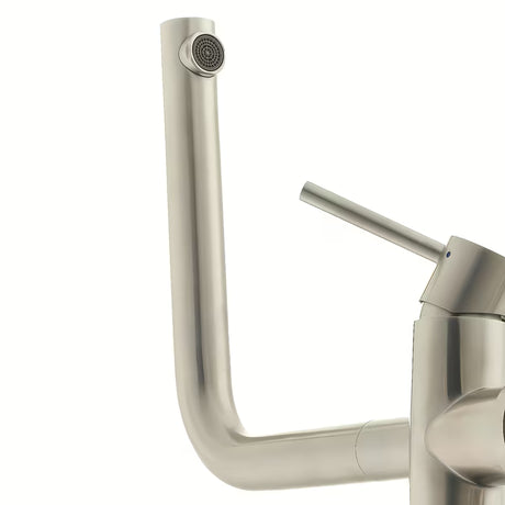 Nerezová dřezová baterie SIKO Steel s otočným ramínkem v matném provedení supersteel