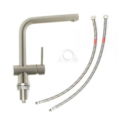 Nerezová dřezová baterie SIKO Steel s otočným ramínkem v matném provedení supersteel