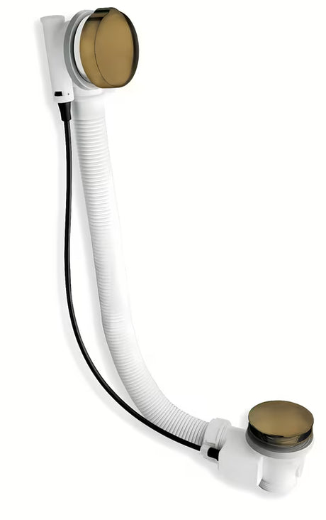 Kulatý vanový automat Silfra Seimo v bronzové barvě, délka 47 cm.