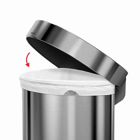 Odpadkový koš Simplehuman Pedal bin z kartáčované nerezové oceli s pedálovým otevíráním