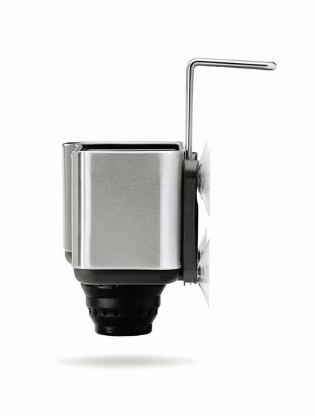 Držák na houbičku Simplehuman Sink caddies z kartáčované nerezové oceli s úchytem a přísavkami