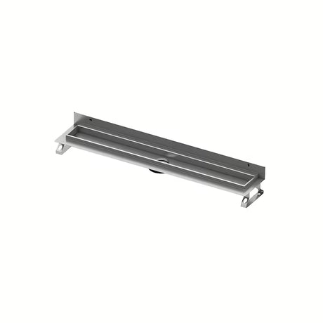 Nerezový sprchový žlab Tece Drainline 100 cm pro instalaci ke stěně s těsněním Seal System