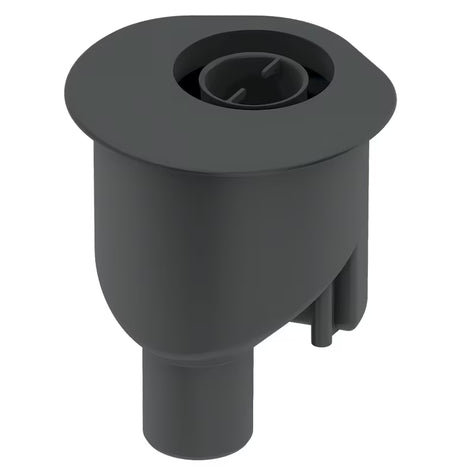 Vertikální sifon Tece Drainline pro sprchový žlab s bočním odpadem DN 50 a odnímatelnou zápachovou uzávěrkou.