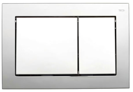 Závěsný WC set Siko S-Line Pro s podomítkovou nádrží TECE a chromovým tlačítkem TECEbase