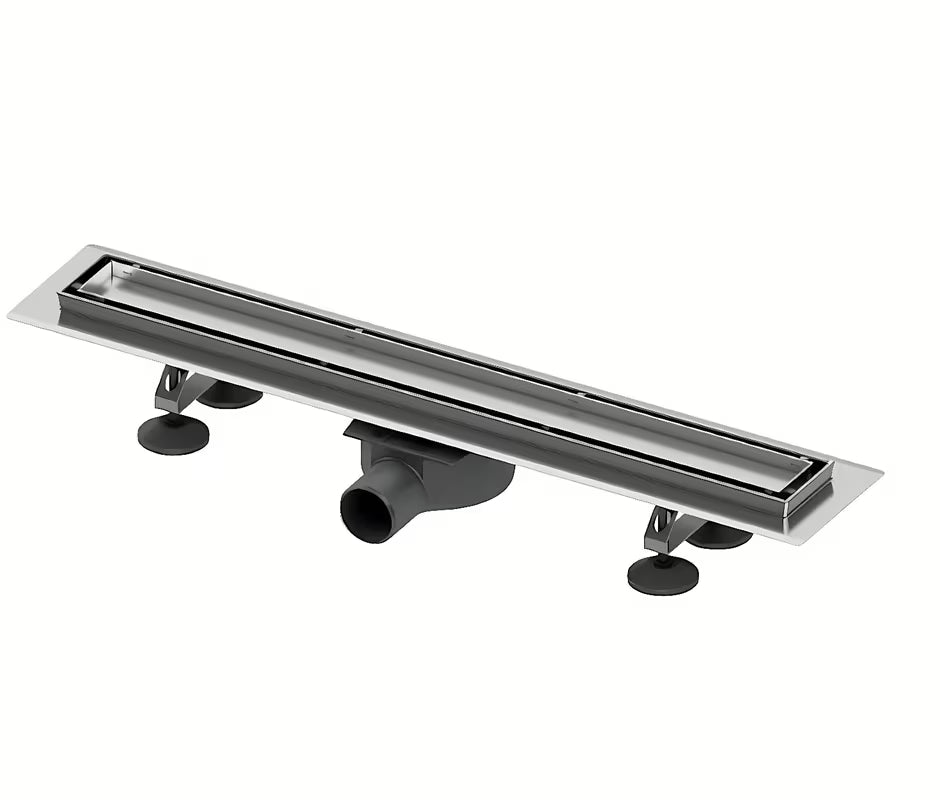 Tece Linus sprchový žlab 90 cm s roštem pro vložení dlažby v provedení chrome