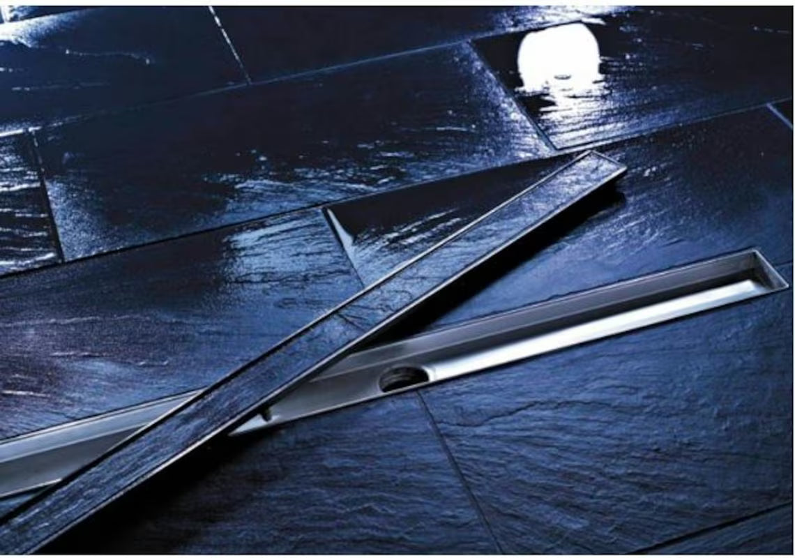 Tece Linus sprchový žlab 90 cm s roštem pro vložení dlažby v provedení chrome