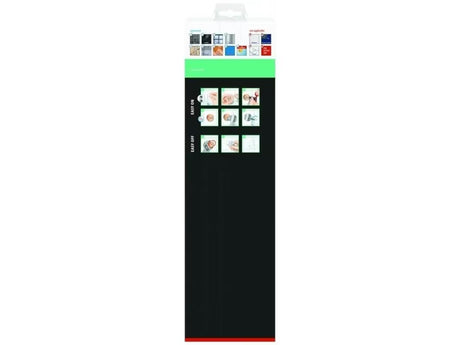 Chromový široký košík do sprchy Tesa Aluxx s montáží bez vrtání pomocí technologie tesa® Power.Kit.