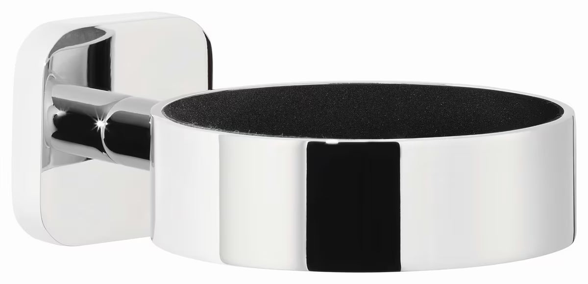 Chromový nástěnný držák fénu Tesa Elegaant s montáží bez vrtání Power.Kit
