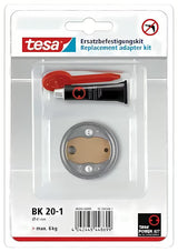 Tesa Hukk montážní sada s adaptérem BK20 a lepidlem tesa Power.Kit pro montáž bez vrtání