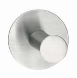 Tesa PowerButton Classic kovový háček z kartáčované oceli pro montáž bez vrtání na obklady.
