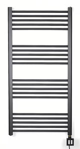 Elektrický radiátor Thermal Trend KD Economy 60x120 cm v černé matné barvě s topnou tyčí KTX4
