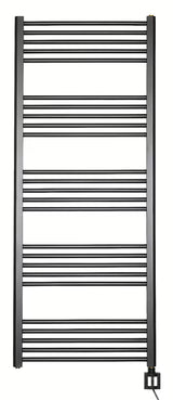 Elektrický radiátor Thermal Trend KD Economy 150x60 cm v černé matné barvě s termostatem KTX4.