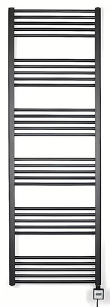 Elektrický radiátor Thermal Trend KD Economy 180x60 cm v černé matné barvě s termostatem KTX 3.