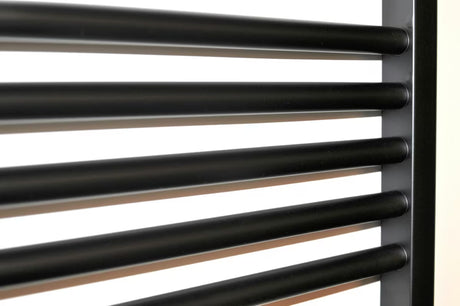 Elektrický radiátor Thermal Trend KD Economy 180x60 cm v černé matné barvě s termostatem KTX 3.