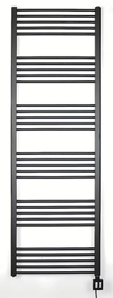 Elektrický radiátor Thermal Trend KD Economy 180x60 cm v černé matné barvě s termostatem KTX 4