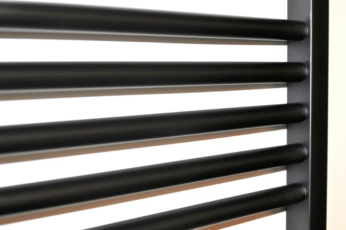 Elektrický radiátor Thermal Trend KD Economy 180x60 cm v černé matné barvě s termostatem KTX 4