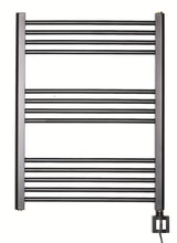 Elektrický radiátor Thermal Trend KD Economy 80x60 cm v černé matné barvě s termostatem KTX 4