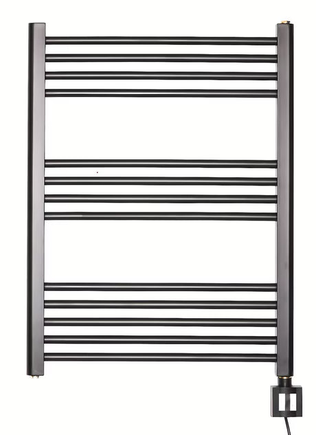 Elektrický radiátor Thermal Trend KD Economy 80x60 cm v černé matné barvě s termostatem KTX 4