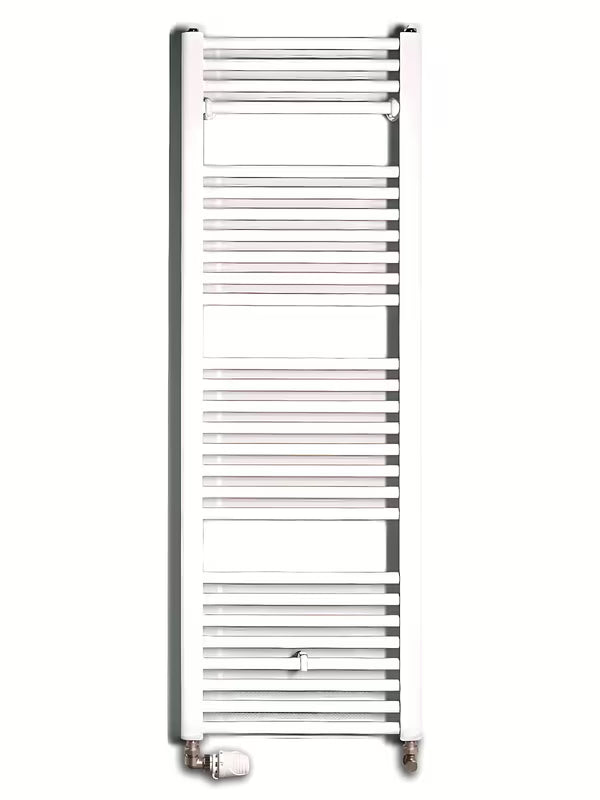Bílý kombinovaný trubkový radiátor Thermal Trend KD 132x45 cm vhodný do koupelny