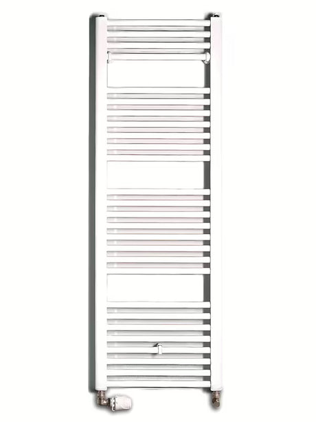 Bílý kombinovaný trubkový radiátor Thermal Trend KD 132x45 cm vhodný do koupelny