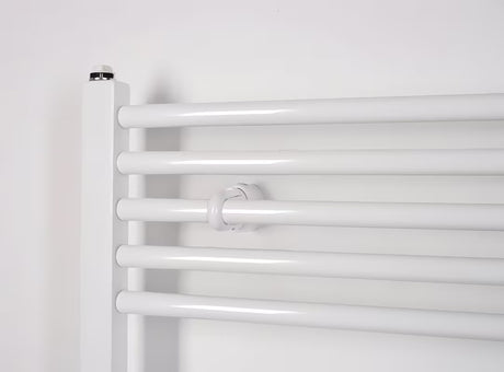 Bílý kombinovaný trubkový radiátor Thermal Trend KD 168x45 cm vhodný do koupelny i chodby.