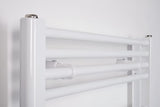 Bílý kombinovaný trubkový radiátor Thermal Trend KD 45x185 cm do koupelny