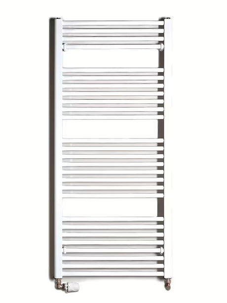Bílý kombinovaný trubkový radiátor Thermal Trend KD 60x132 cm vhodný do koupelny