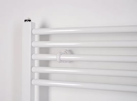 Bílý kombinovaný trubkový radiátor Thermal Trend KD 60x132 cm vhodný do koupelny