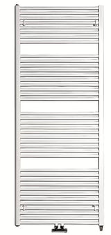 Bílý kombinovaný teplovodní radiátor Thermal Trend KD 132x60 cm s krajovým i středovým připojením 50 mm