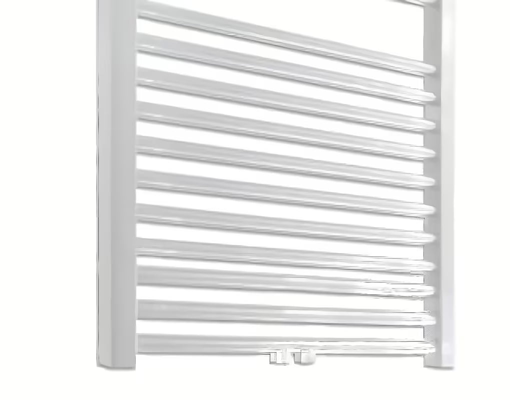 Bílý kombinovaný teplovodní radiátor Thermal Trend KD 132x60 cm s krajovým i středovým připojením 50 mm