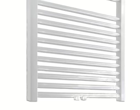Bílý kombinovaný teplovodní radiátor Thermal Trend KD 132x60 cm s krajovým i středovým připojením 50 mm