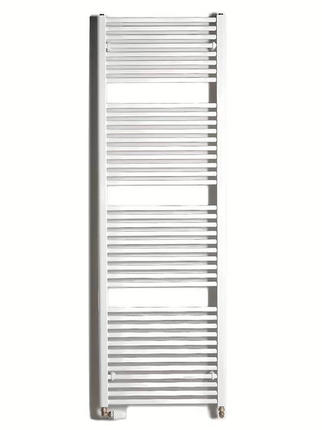 Bílý kombinovaný trubkový radiátor Thermal Trend KD 60x185 cm do koupelny.