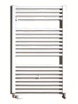 Bílý kombinovaný trubkový radiátor Thermal Trend KD 96x60 cm vhodný do koupelny