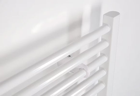 Bílý kombinovaný trubkový radiátor Thermal Trend KD 132x75 cm vhodný do koupelny